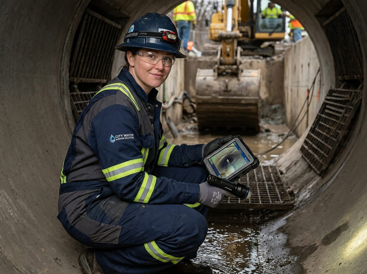 Sewer Line Inspection & Replacement in Clinton